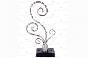 Наконечник ЗАВИТОК Серебро глянц