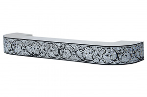 Белый с черным