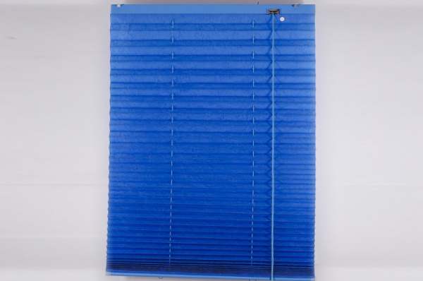 Плиссе синий