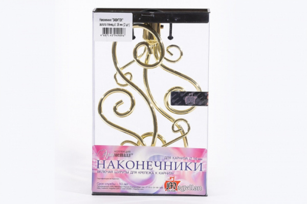 Наконечник ЗАВИТОК Золото глянц-2